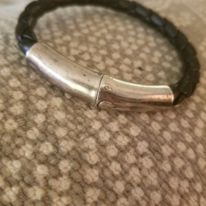 John Hardy Sterling bamboo bracelet men's